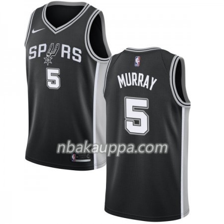 San Antonio Spurs Dejounte Murray 5 Nike 2017-18 Musta Pelipaidat Swingman - Miesten